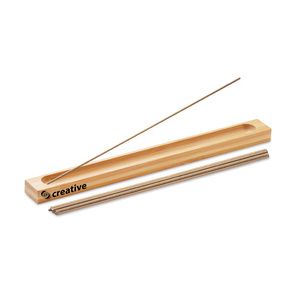 GiftRetail MO6641 - XIANG Räucherstäbchen-Set Bambus Wood