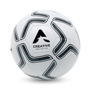 GiftRetail MO7933 - SOCCERINI Fußball aus PVC 21.5cm Weiß / Schwarz