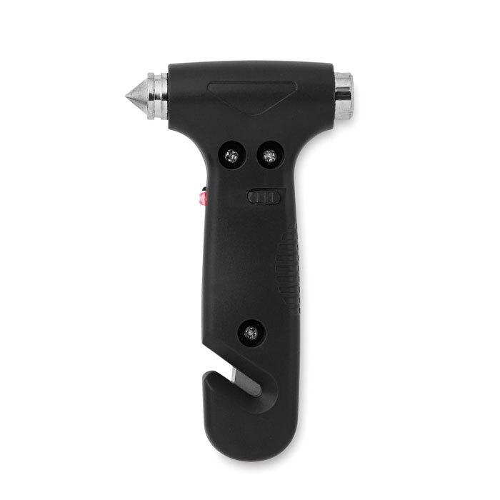 GiftRetail MO8470 - RESQ 3 in 1 Notfall-Hammer