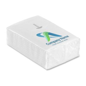 GiftRetail MO8649 - Mini-Taschentuchpackung Weiß