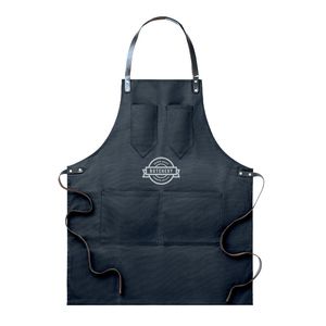 GiftRetail MO9237 - CHEF Kochschürze Leder Schwarz