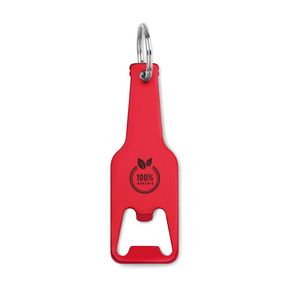 GiftRetail MO9247 - BOTELIA Schlüsselring mit Kapselheber Rot