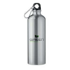 GiftRetail MO9350 - BIG MOSS Trinkflasche Alu 750 ml matt silver