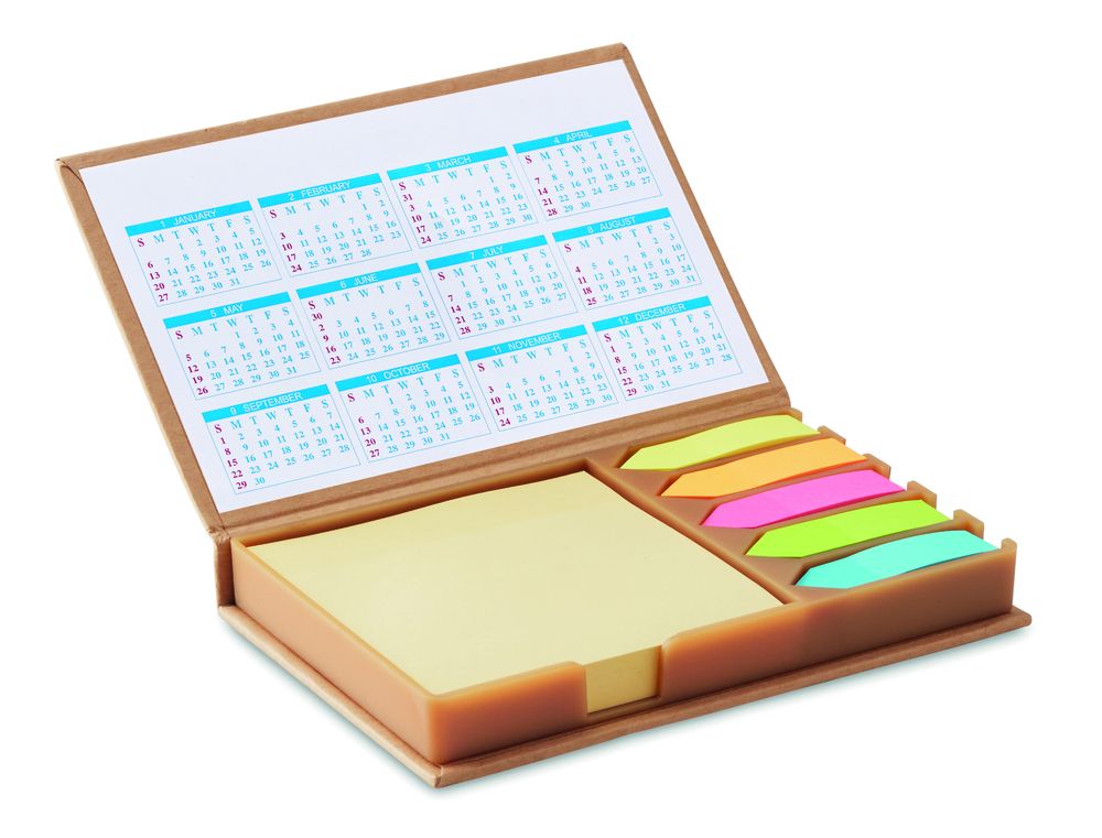 GiftRetail MO9394 - MEMOCALENDAR Notizzettelhalter mit Kalender