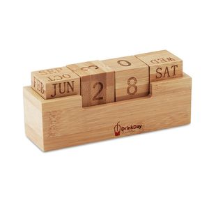 GiftRetail MO9404 - Kalender aus Bambus Wood