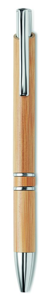 GiftRetail MO9482 - BERN BAMBOO Druckkugelschreiber mit Bambus