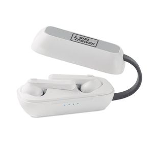 GiftRetail MO9768 - FOLK TWS wireless Ohrhörer Set Weiß