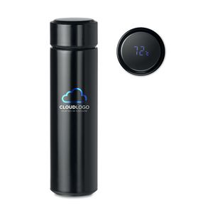 GiftRetail MO9796 - POLE Isolierkanne 450ml mit C° Schwarz