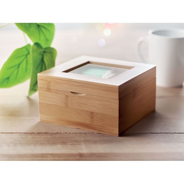 GiftRetail MO9950 - CAMPO TEA Teebox aus Bambus