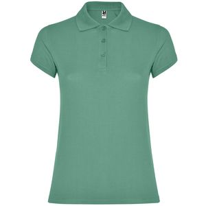 Roly PO6634 - STAR WOMAN Talliertes-Poloshirt mit kurzen Ärmeln MENTA OSCURO