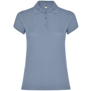 Roly PO6634 - STAR WOMAN Talliertes-Poloshirt mit kurzen Ärmeln ZEN BLUE