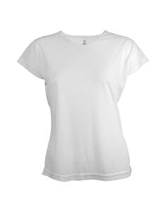 Mustaghata GAZELLE - Aktives T-Shirt für Frauen 125 g Col en u Weiß