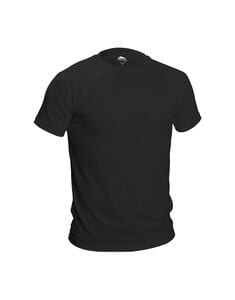 Mustaghata RUNAIR - Aktives T-Shirt für Männer kurze Ärmel Schwarz