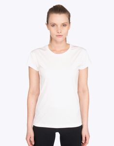 Mustaghata SALVA - Frauen aktives T-Shirt Polyester Spandex 170 g/m² Weiß