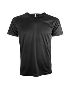 Mustaghata WINNER - Aktives T-Shirt für Männer kurze Ärmel & Raglantes 125G Schwarz