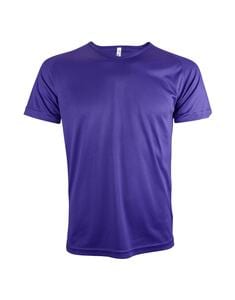 Mustaghata WINNER - Aktives T-Shirt für Männer kurze Ärmel & Raglantes 125G Violett