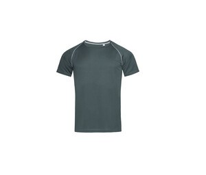 Stedman ST8030 - Sportteam Raglan T-Shirt Herren Granite Grey