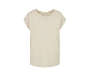 Build Your Brand BY021 - Damen T-Shirt White/ Sand