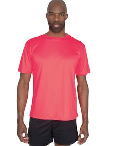 Mustaghata BOLT - Herrenaktive T-Shirt Polyester Spandex 170 g/m² Neon Pink