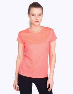 Mustaghata SALVA - Frauen aktives T-Shirt Polyester Spandex 170 g/m² Neon Pink