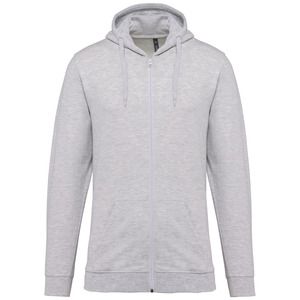 Kariban K479 - Kapuzensweatshirt mit Reißverschluss Ash Heather