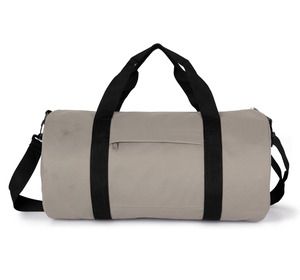 Kimood KI0655 - Recycelte Schlauchtasche mit Frontfach Taupe