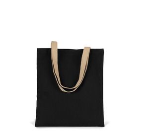 Kimood KI5203 - Recycelte Shoppingtasche Black Night / Hemp