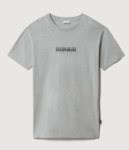 NAPAPIJRI NP0A4GDR - Kurzarm-T-Shirt S-Box Medium grey melange