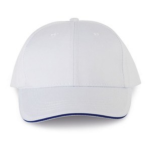 WK. Designed To Work WKP145 - 6-Panel-Cap mit Kontrast-Sandwichschirm Oeko-Tex