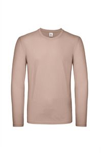 B&C CGTU05T - Herren-Langarmshirt #E150 Millennial Pink