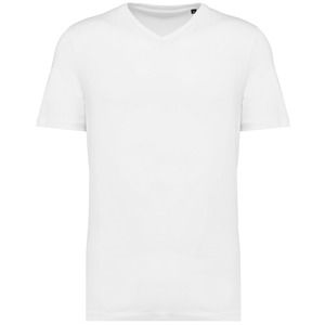 Kariban Premium PK304 - Supima® Herren-T-Shirt mit V-Ausschnitt und kurzen Ärmeln Weiß