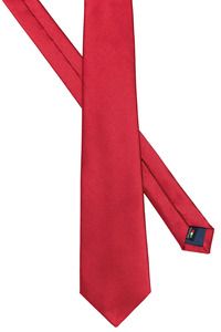 Kariban Premium PK860 - Twill-Herrenkrawatte aus Seide Hibiscus Red