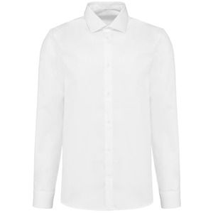 Kariban Premium PK504 - Popeline-Hemd für Herren mit langen Ärmeln Weiß