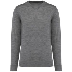 Kariban Premium PK910 - Merino-Herrenpullover mit V-Ausschnitt