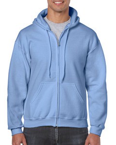Gildan GIL18600 - Pullover mit Kapuzen mit voller Reißverschluss für ihn Carolina-Blau