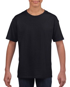 Gildan GIL64000B - T-Shirt Softstyle SS für Kinder Kinder Schwarz
