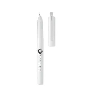 GiftRetail MO6759 - SION Gel-Tintenstift RPET Weiß