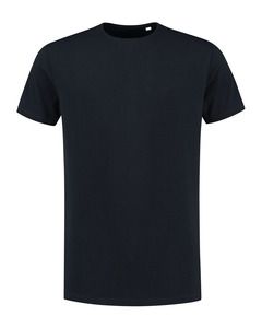 Lemon & Soda LEM1130 - T-Shirt Crewneck feine Baumwoll-Elasthan Dark Navy-extra longer length