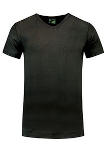 Lemon & Soda LEM1264 - T-Shirt V-Ausschnitt Baumwolle/Elastik für Ihn Dunkelgrau
