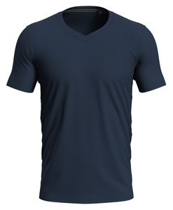 Stedman STE9610 - T-Shirt mit V-Ausschnitt für Herren Clive  Blue Midnight