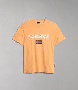 NAPAPIJRI NP0A4GDQ - T-Shirt mit kurzen Ärmeln S-Ayas Orange Mock