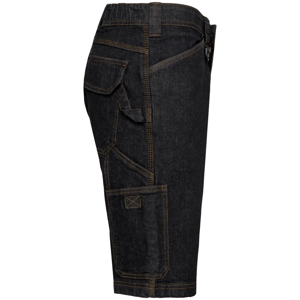 WK. Designed To Work WK715 - Denim-Bermuda-Shorts mit mehreren Taschen, für Herren