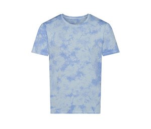 JUST T'S JT022 - Tie-dye Unisex-T-Shirt Blue Cloud