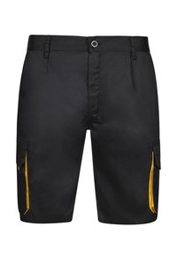 VELILLA 103007 - Zweifarbige Shorts Black/Yellow