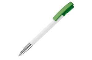 TopPoint LT80804 - Kugelschreiber Nash Hardcolour mit Metallspitze White/ Green