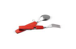 TopPoint LT90405 - Zusammenklappbares Besteck im Multi-tool Red