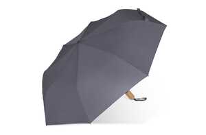 TopEarth LT97112 - 21” faltbarer Regenschirm aus R-PET -Material mit Automatiköffnung Grau