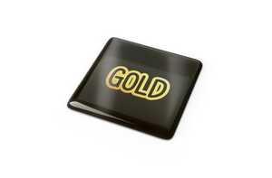 TopPoint LT99118 - Doming Quadrat 10x10 mm Gold