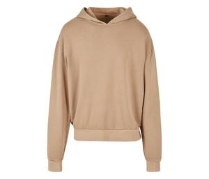 BUILD YOUR BRAND BY191 - Gebleichtes Kapuzensweatshirt Union Beige