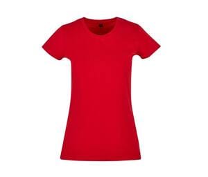 BUILD YOUR BRAND BYB012 - Damen-Basic-T-Shirt City Red